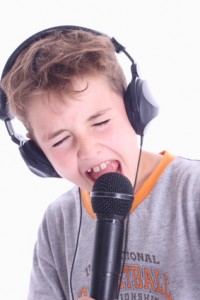 Young Boy singing Young Boy singing
