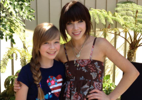 Connie Talbot with Carly Rae Jepson